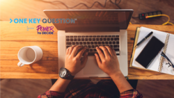 Okq at a computer